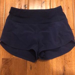 Lululemon navy running shorts